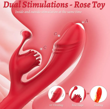 L&Z - Vibrador Com Estimulador De Clitóris Cod. ML 284