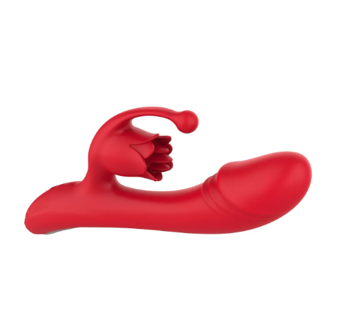 L&Z - Vibrador Com Estimulador De Clitóris Cod. ML 284 - Imagem 2