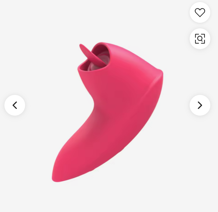 L&Z - Vibrador Com estimulador De Clitóris com Língua Cod. ML 2703 - Imagem 2