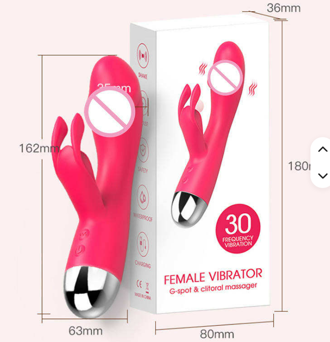 L&Z - Vibrador com estimulador de Clitóris Cod. ML 2119