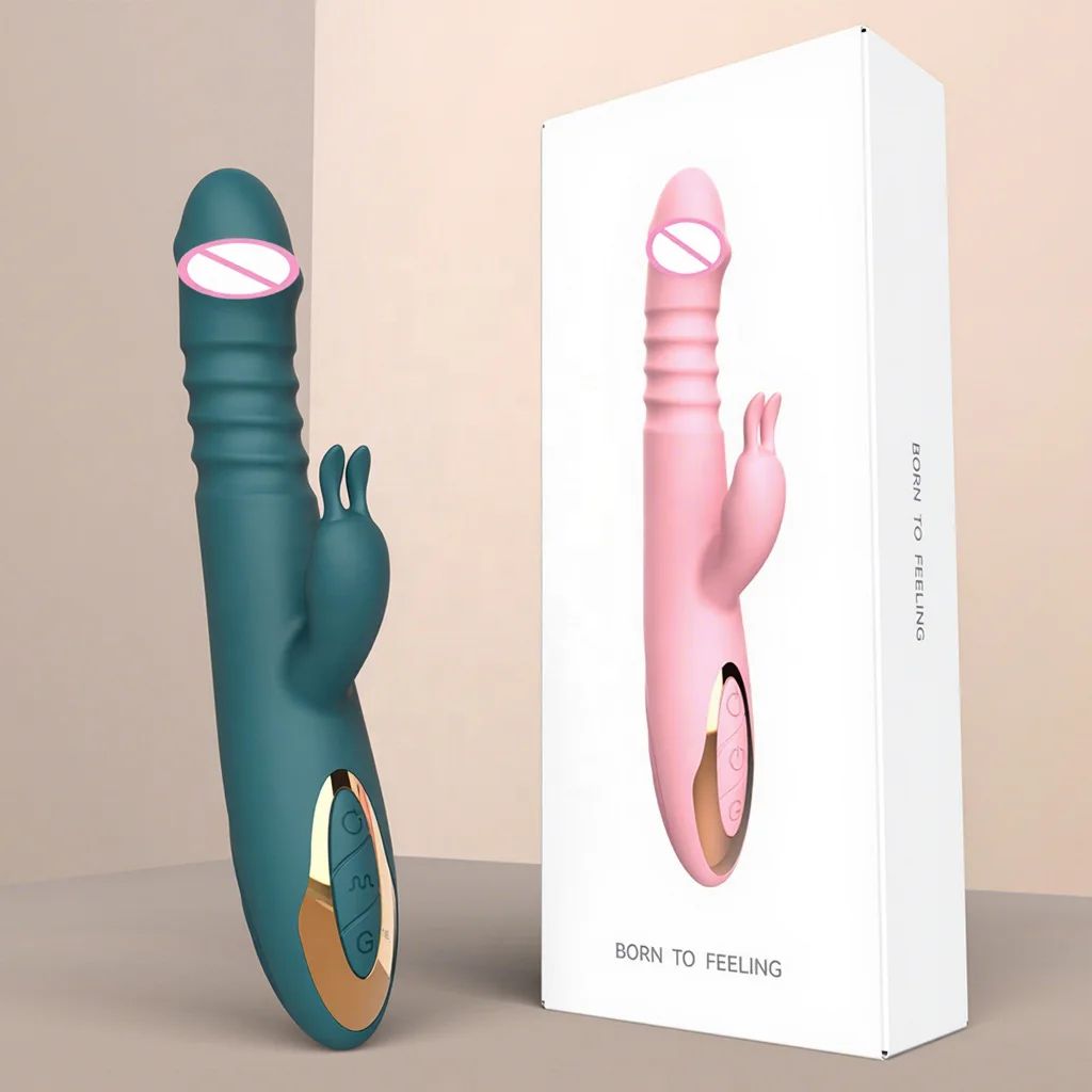 L&Z - Vibrador Rotativo Vai e Vem Com Estimulador De Clitóris Cod. ML 1410