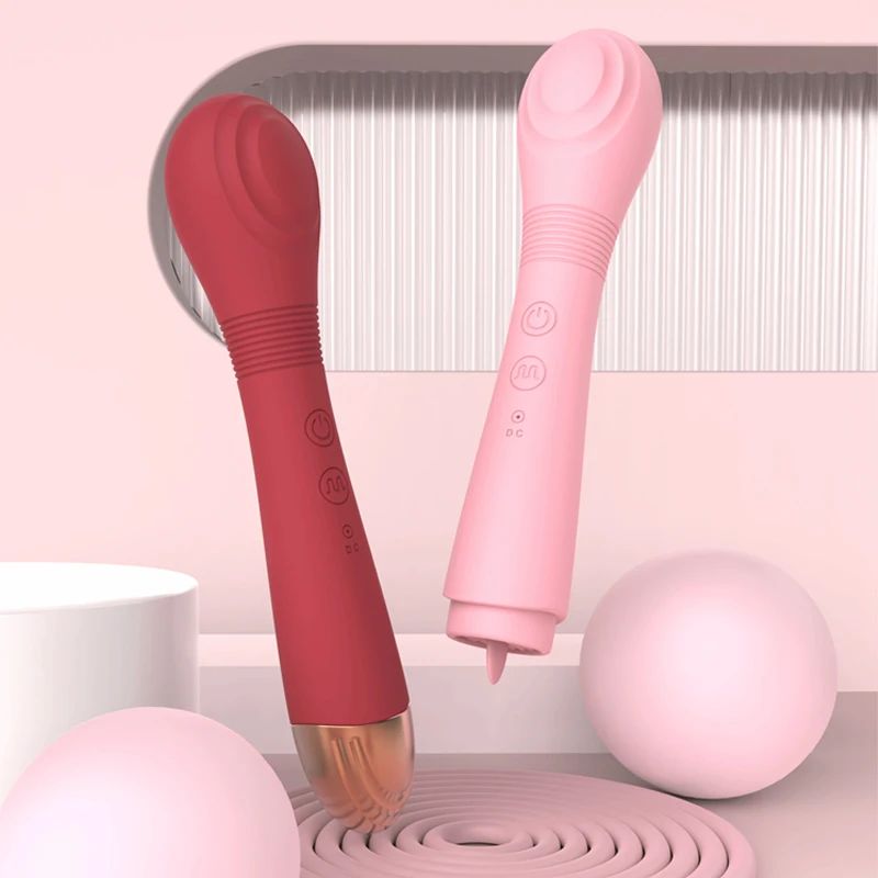 L&Z - Vibrador Varinha Mágica 2 em 1 com Língua Cod. ML 0284