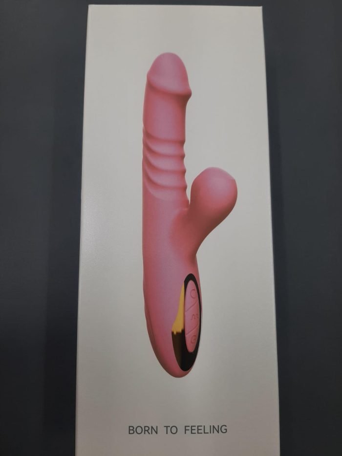 L&Z - Vibrador Rotativo e Vai e Vem Com Estimulador de Clitóris e Língua Cod. ML 1502