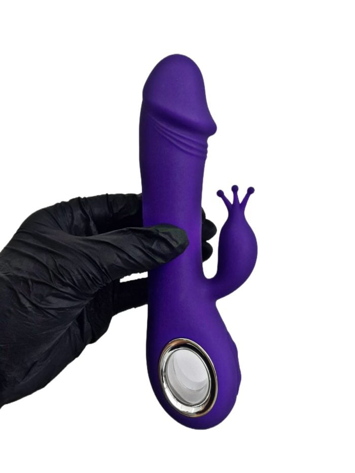 L&Z - Vibrador Rotativo Com Estimulador De Clitóris Recarregável Cod. ML 2046 - Image 2