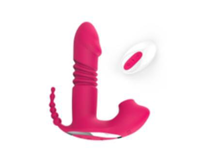 L&Z - Vibrador Com Estimulador de Clitóris e Sucção Cod. ML 2602