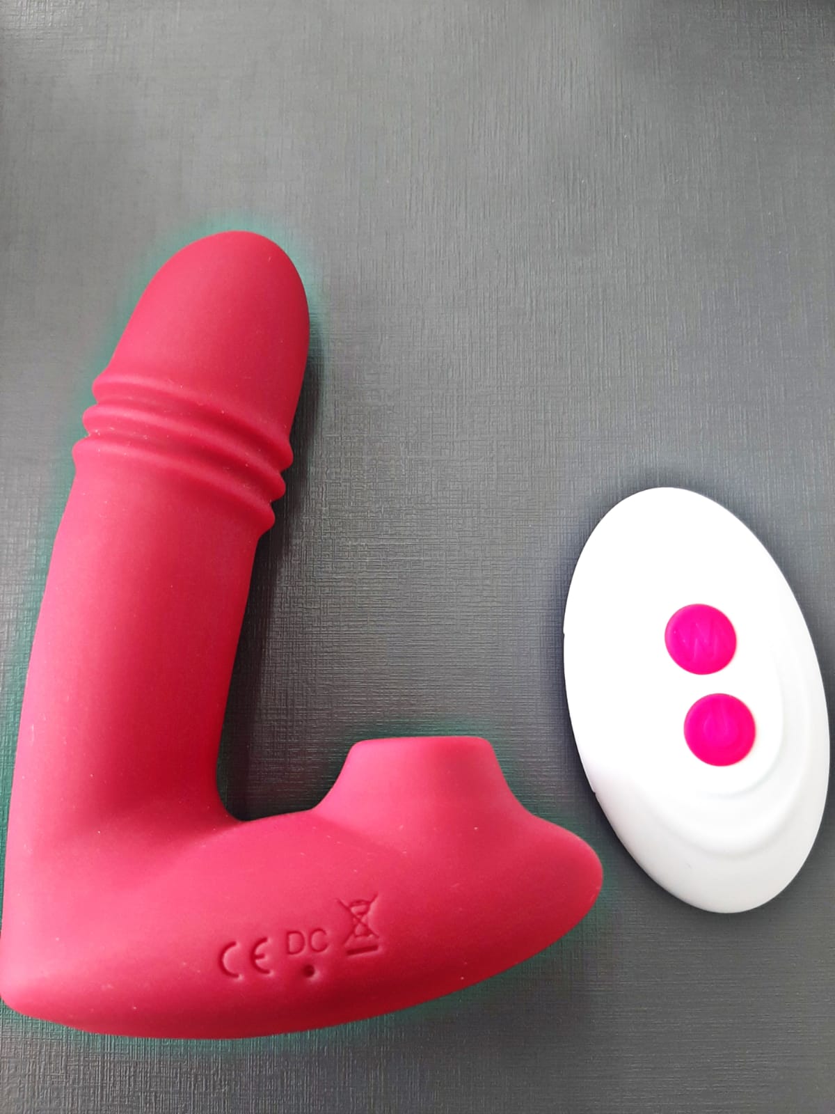 L&Z - Vibrador Vai e Vem com Sucção Cod. ML-M030 - Imagem 3