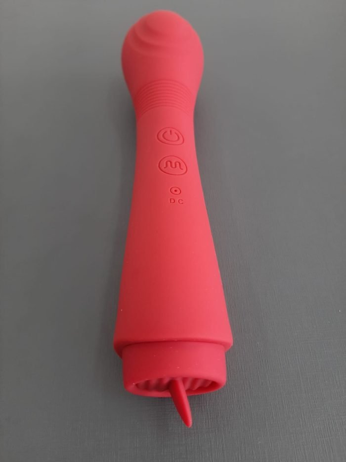 L&Z - Vibrador Varinha Mágica 2 em 1 com Língua Cod. ML 0284 - Image 2