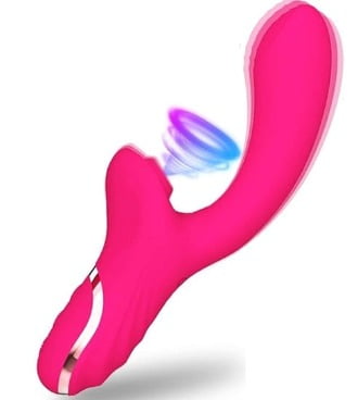 L&Z - Vibrador Com Estimulador De Clitóris E Pulsação Cod. ML-M036 - Image 2