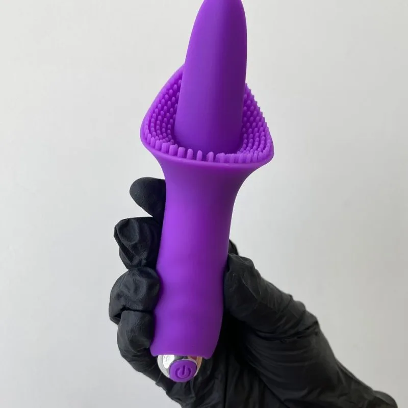 Vibrador Com Estimulador De Clitoris Cod. XH 1024