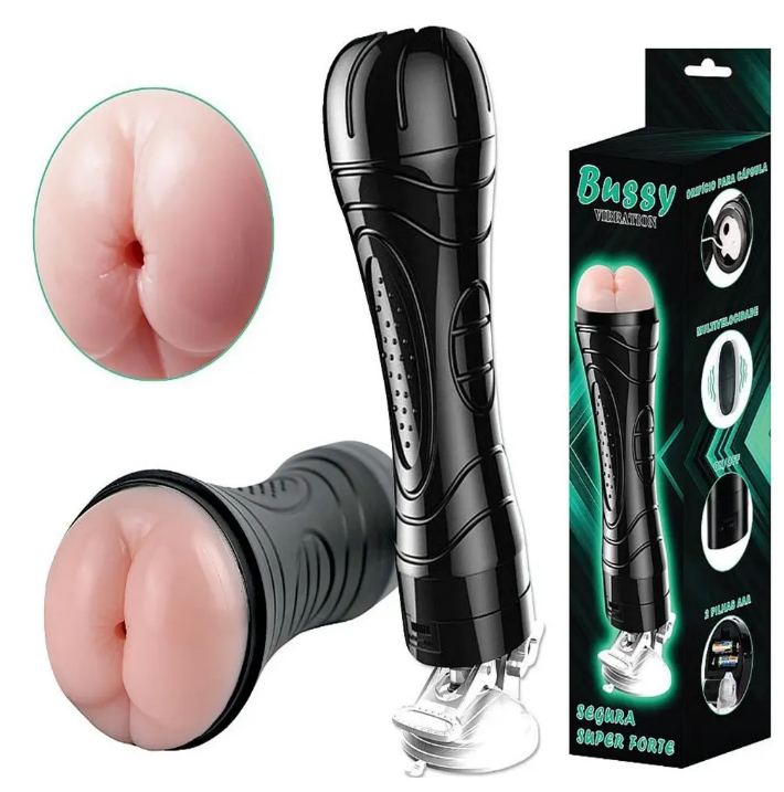 Masturbador Lanterna Vagina Ventosa E Vibro XV 1050 FORMATO ANUS.